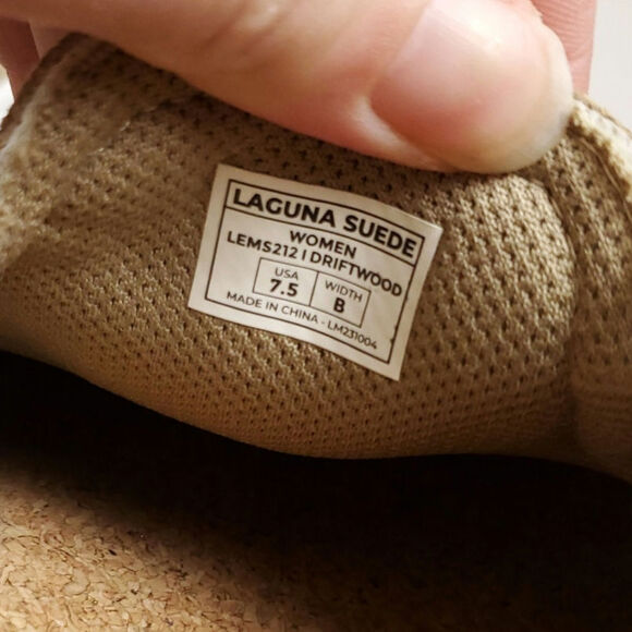 LEMS Laguna Suede Shoes Women's Sz 7.5 - Picture 12 of 15